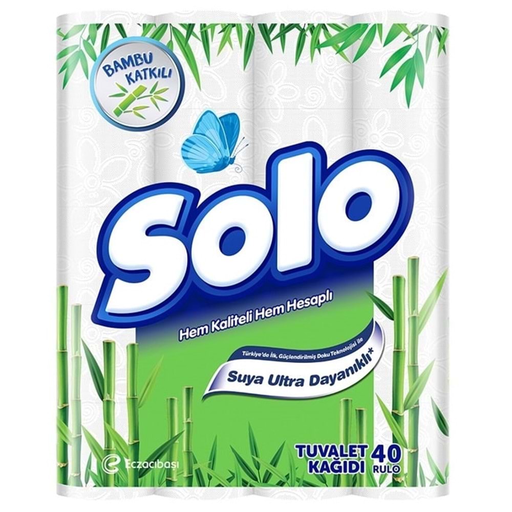 Solo Bambu Tuvalet Kağıdı 40 lı