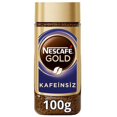 Nestle Nescafe Gold Kafeinsiz Kahve Cam Şişe 100 gr.
