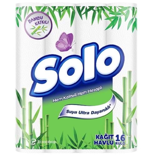 Solo Bambu Özlü Havlu Kağıt 16 lı.