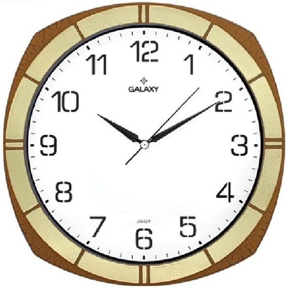 Galaxy Kahverengi Duvar Saati 112-X