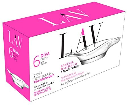 Lav Çay Tabağı 6 lı Dıva Dıv278F