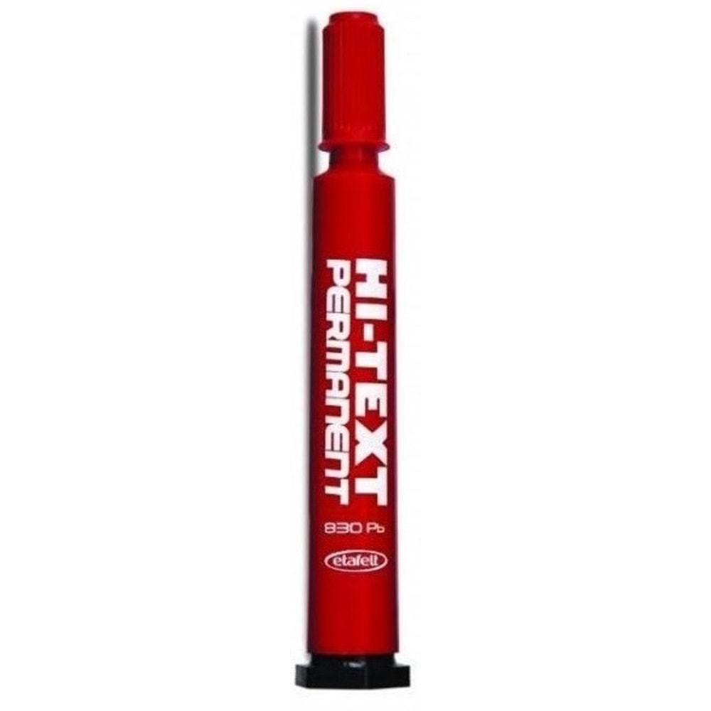 Hi-Text Permanent Marker Yuvarlak Uç Kırmızı