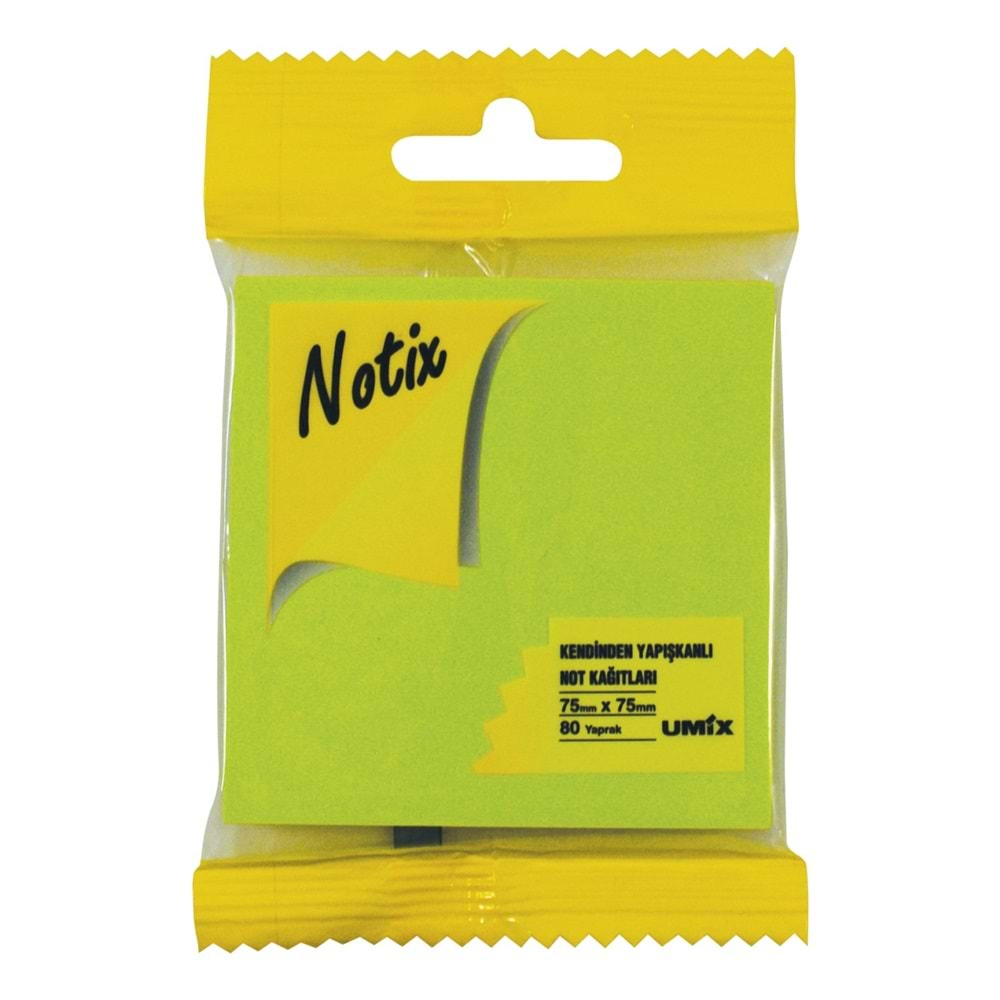 Notix Neon Yeşil 80 Yp 75X75 Blisterli