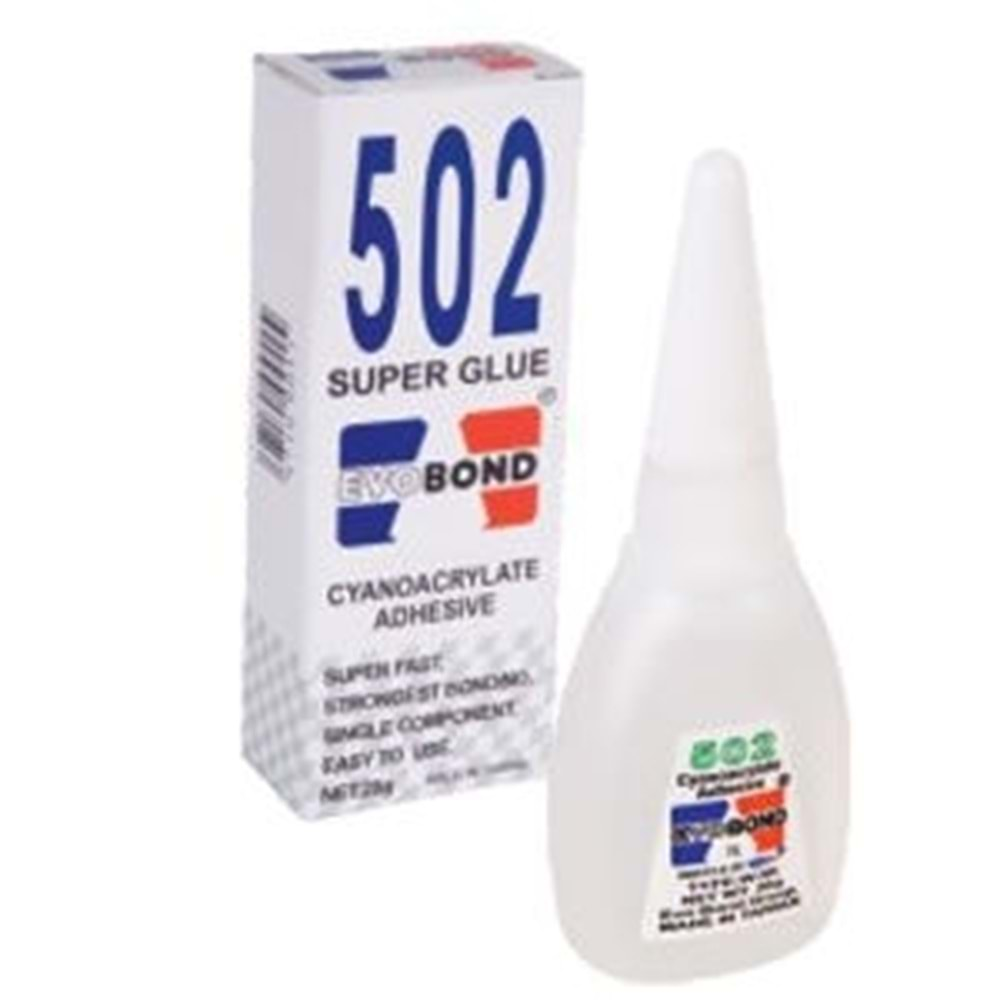 Evo Bond 502 Japon Yapıştırıcı 20 gr.