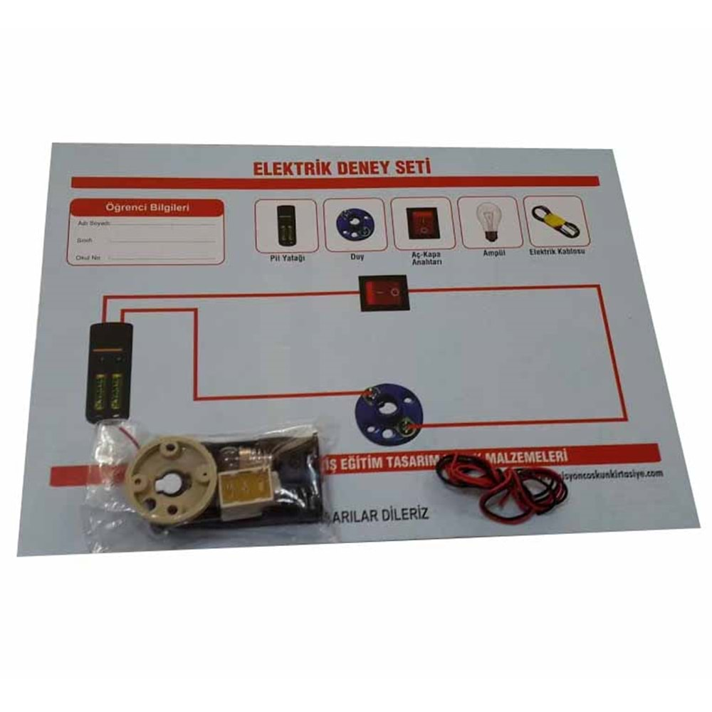 Misyon Elektrik Deney Seti Deney ve İş Eğitimi Malzemeleri