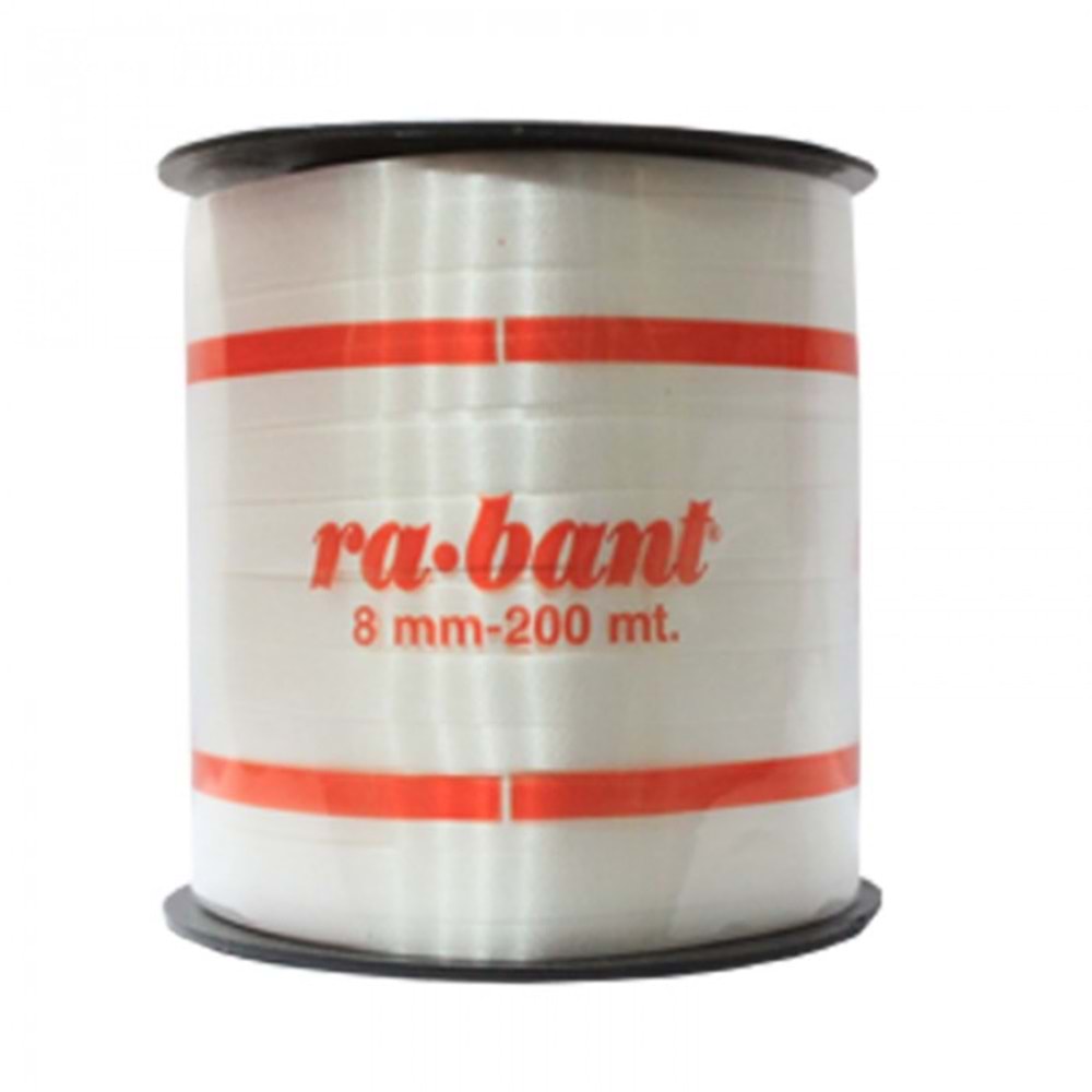Rabant 8 mm x 200 metre Rafya Beyaz 23 Nisan