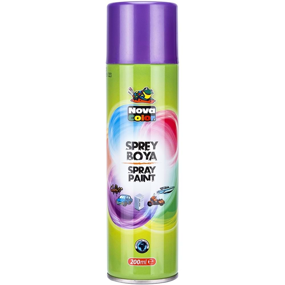 Nova Color Sprey Boya Tam Dolum 200 ml. Mor