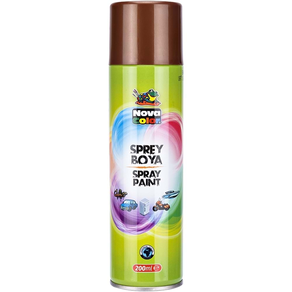 Nova Color Sprey Boya Tam Dolum 200 ml. Bakır