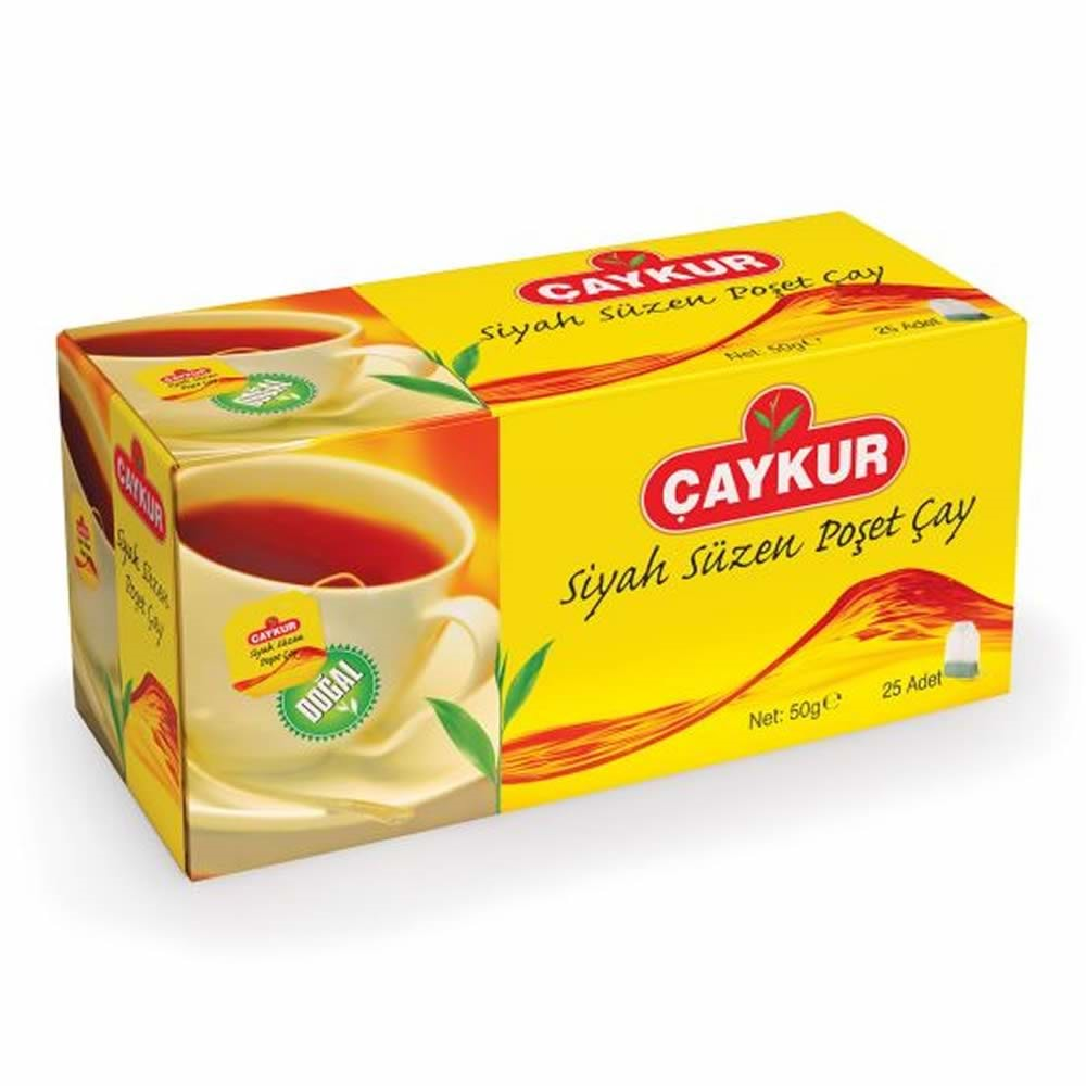 Çaykur Süzen Bardak Poşet Siyah Çay 25 li 50 gr.