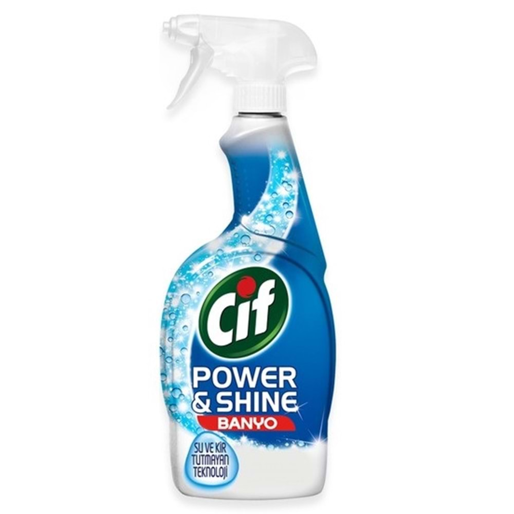 Cif Power & Shine Banyo Yüzey Temizleyici Sprey 750 ml.