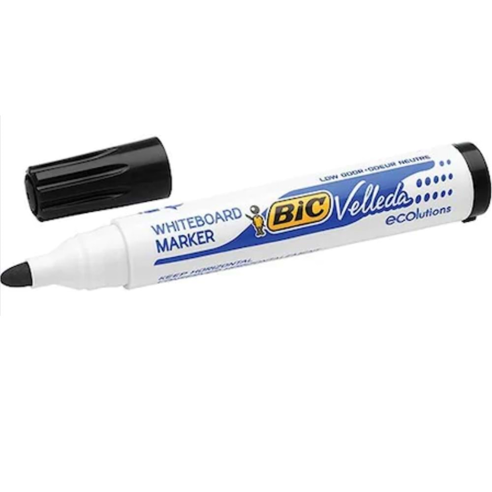 Bic Velleda 1701 Tahta Kalemi Yuvarlak Uç Siyah