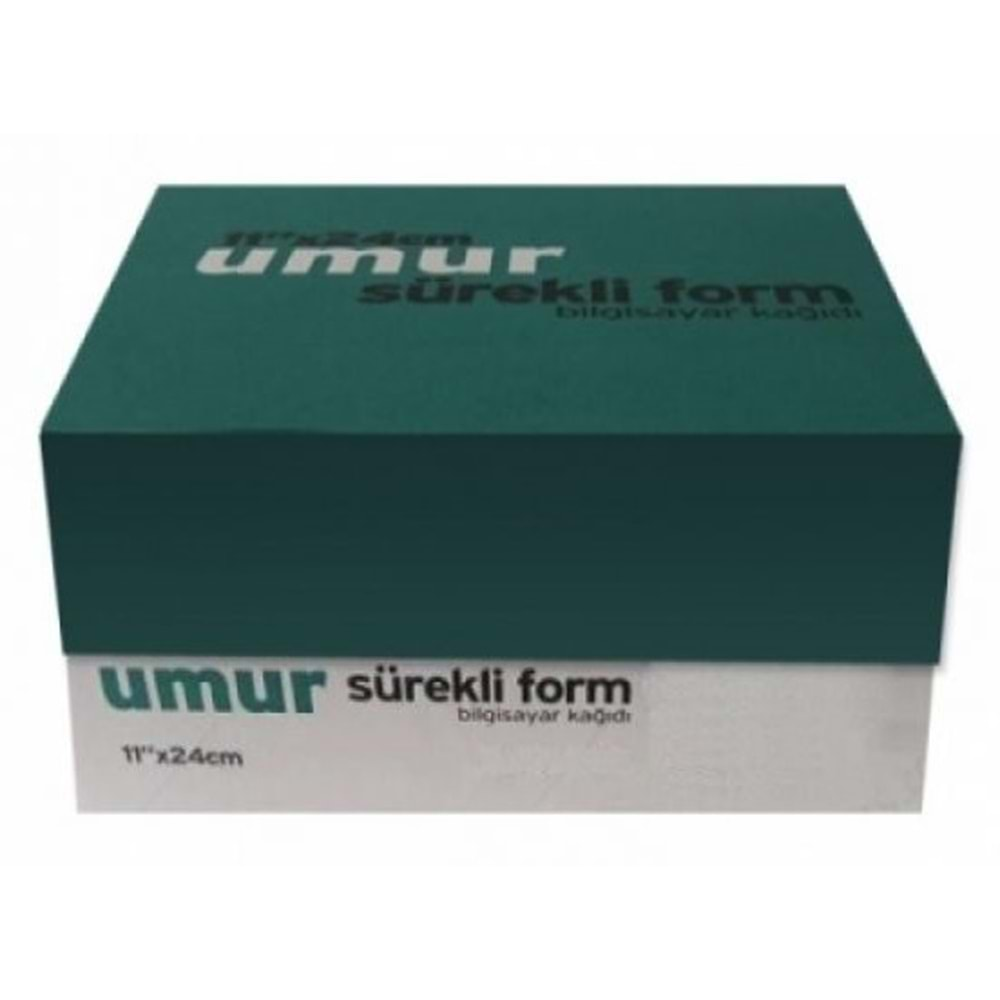 Umur Sürekli Form 2 Nüsha 11''x 24 cm 60 gr. 1000 Takım Renkli