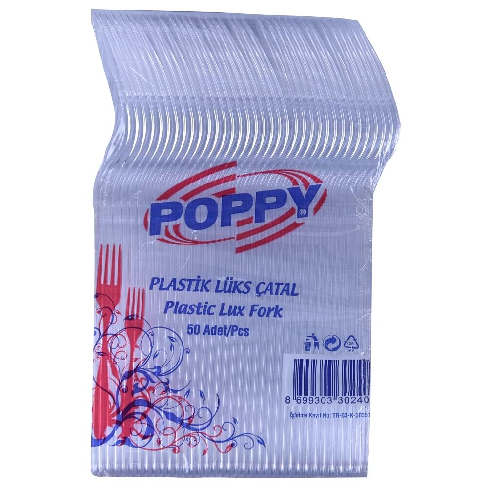 Point Plastik Çatal Kullan At 50 Adet