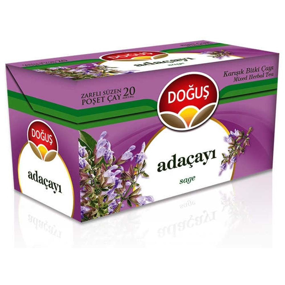 Doğuş Adaçayı Bitki Çayı Süzen Poşet 20x2 gr