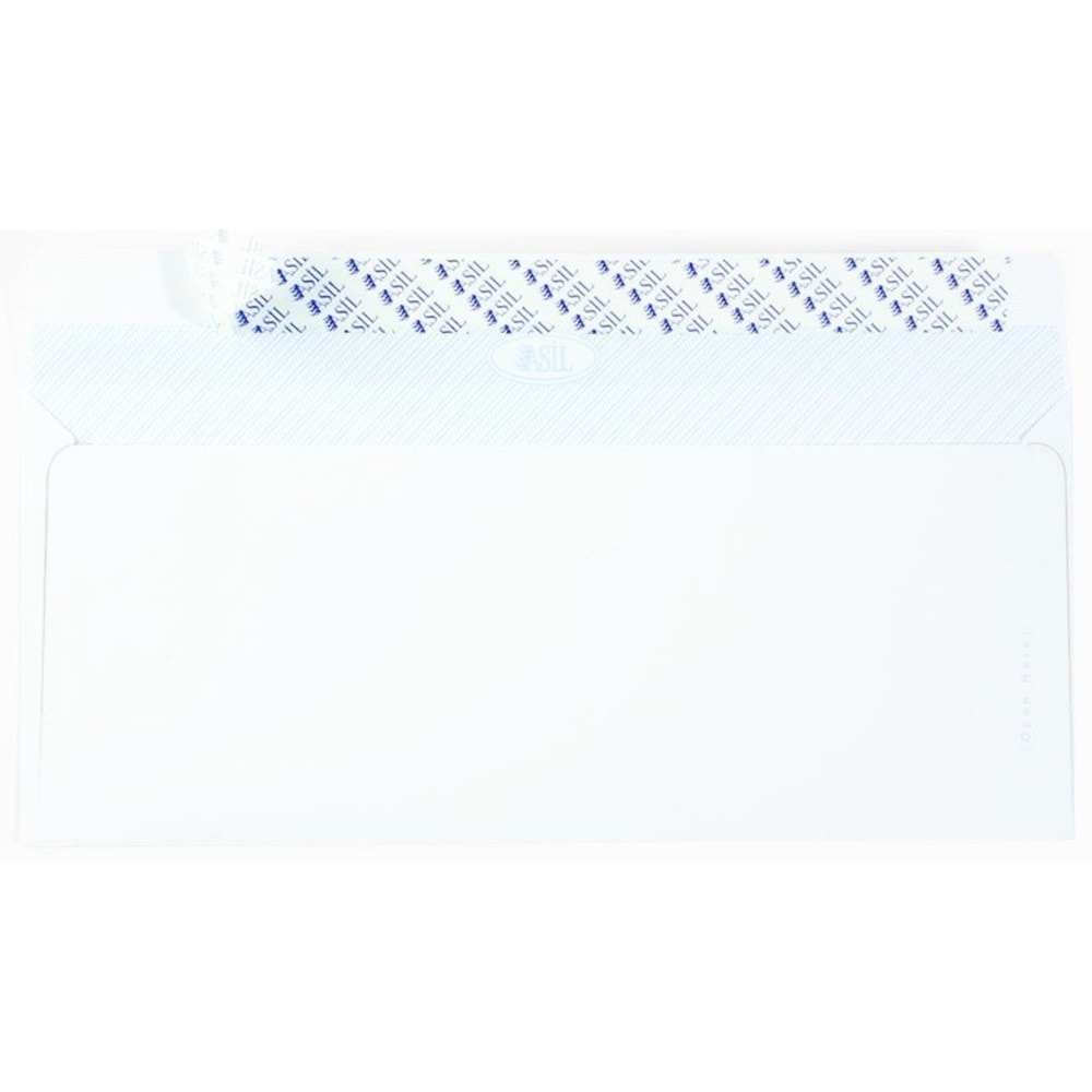 Diplomat Zarfı Penceresiz Silikonlu 100 Adet 105x240 mm