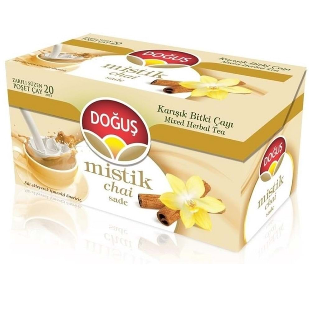 Doğuş Mistik Chai Sade Bitki Çayı Süzen Poşet 20x2,5 gr