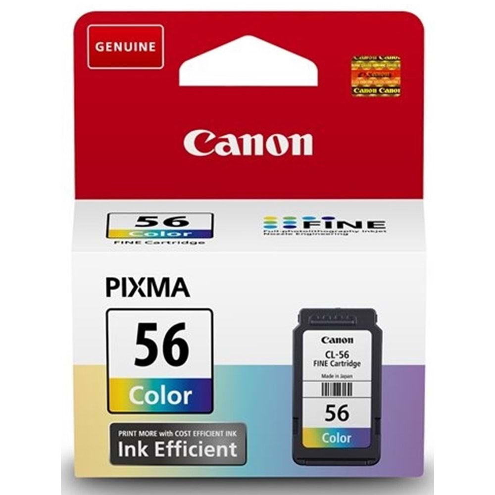 Canon Pixma E404/E464/E484 (CL-56) Renkli Kartuş Orijinal