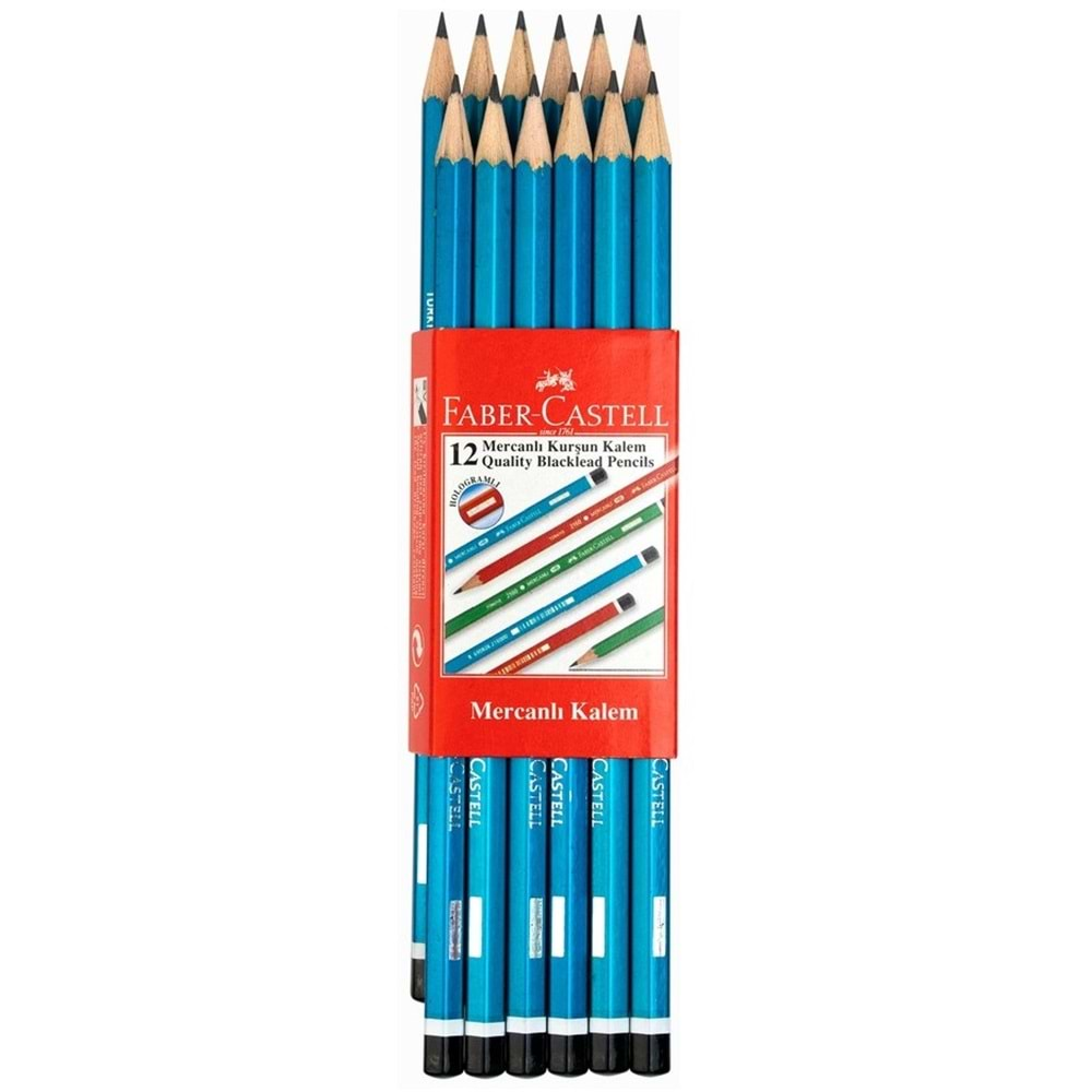 Faber Castell Mercanlı Kurşun Kalem 12 Adet