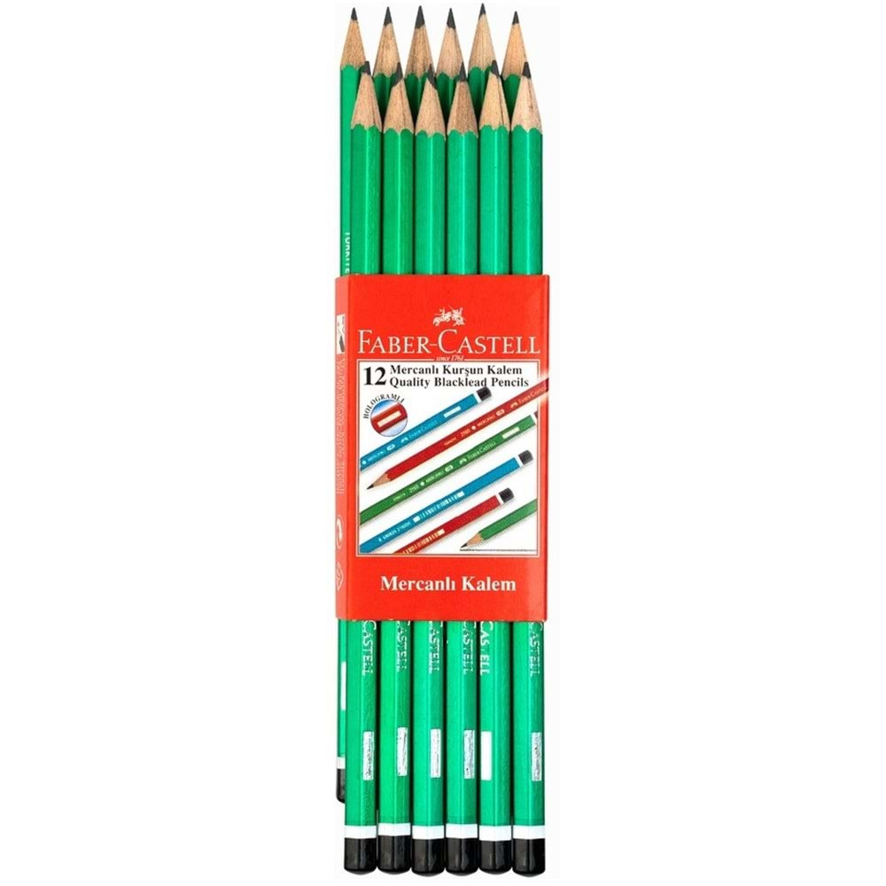 Faber Castell Mercanlı Kurşun Kalem 12 Adet