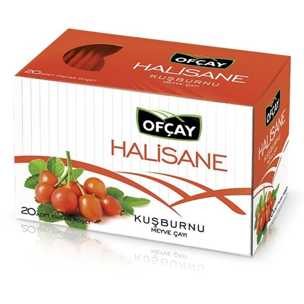 Ofçay Halisane Bitki Çayı Kuşburnu 20 x 2 gr