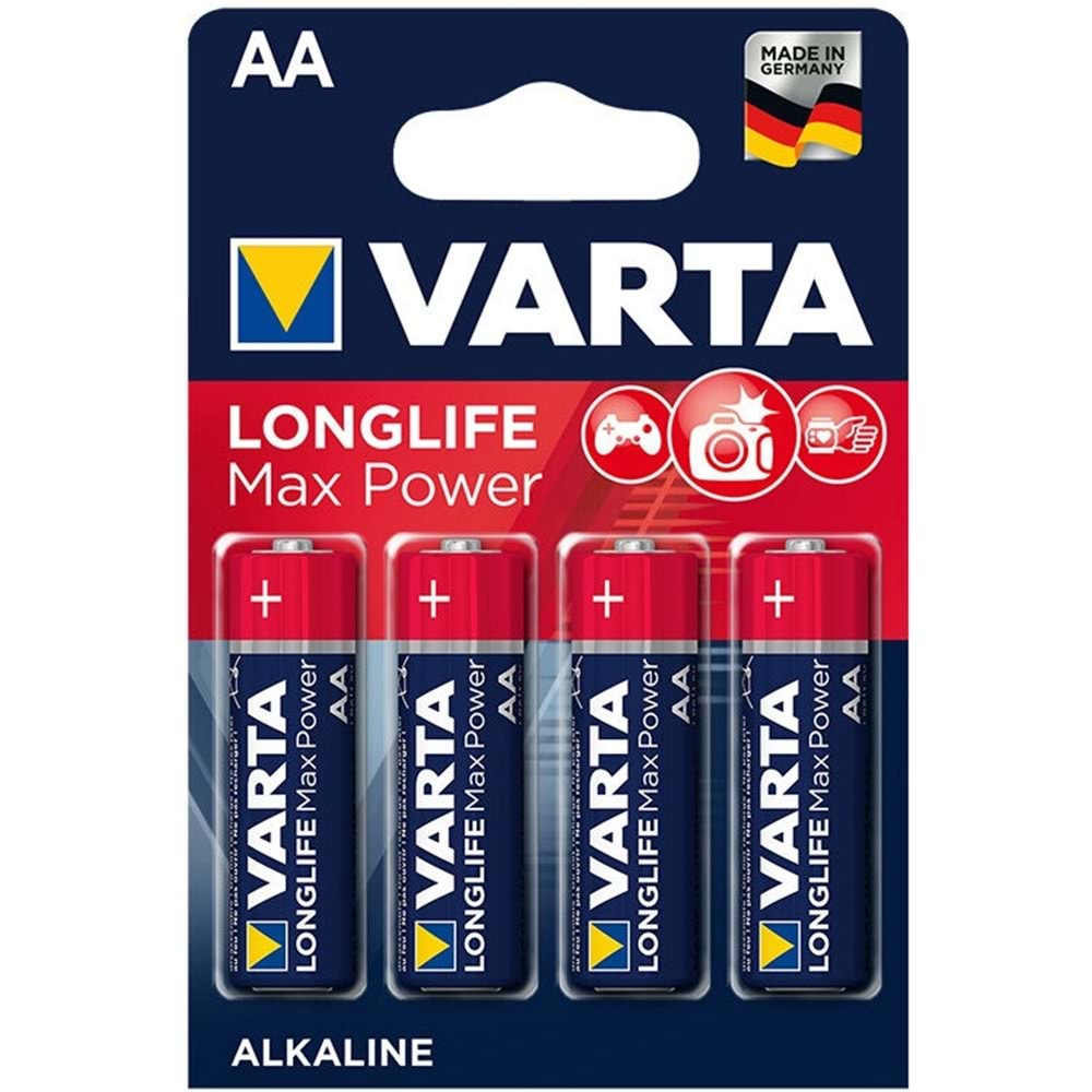 Varta Max Power Kalem Pil AA 4 Adet