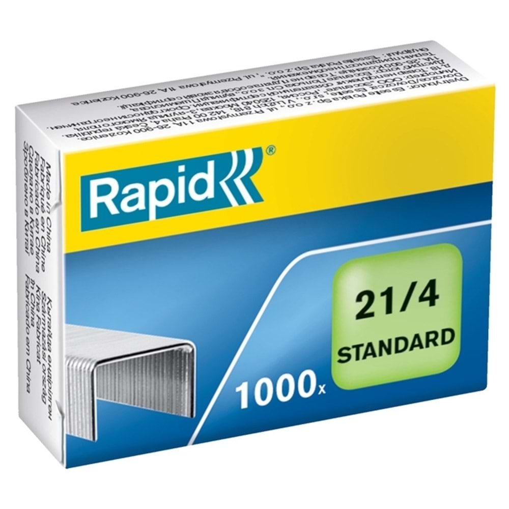 Rapid Zımba Teli 21/4 (1000 li 1 Paket)