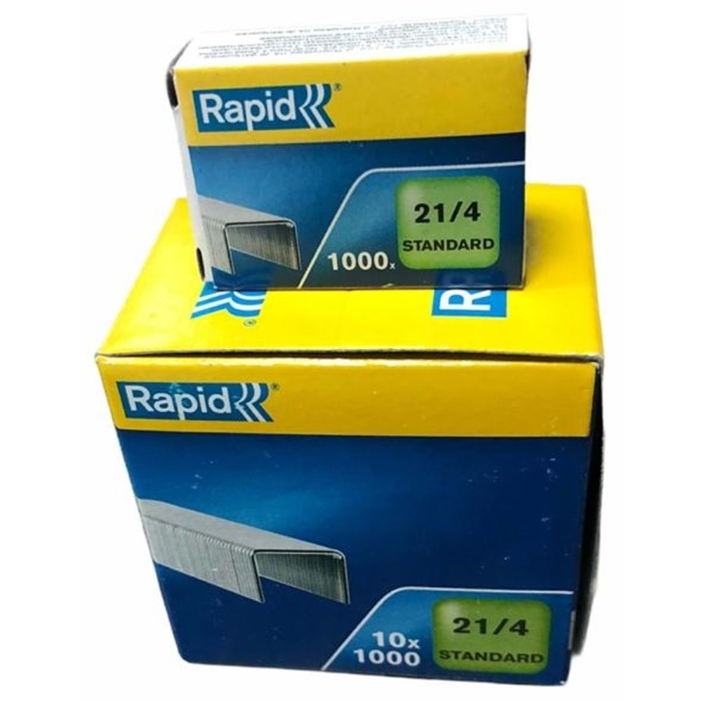 Rapid Zımba Teli 21/4 (1000 li 10 Paket)