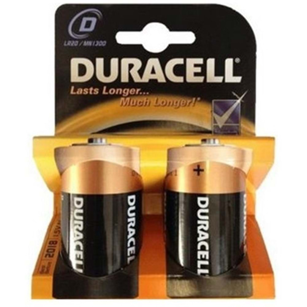 Duracell D Boy Büyük Pil 2 li