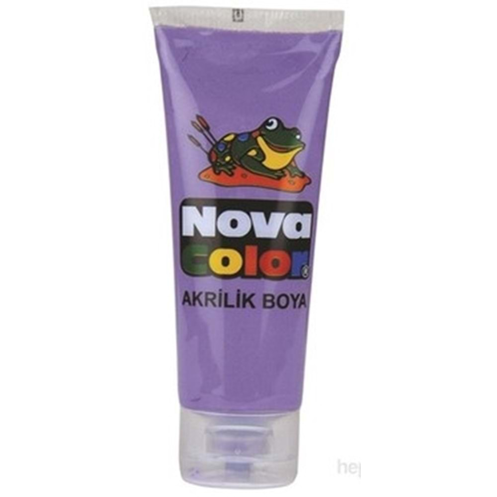 Nova Color Akrilik Mor Tüp Boya 75 gr.