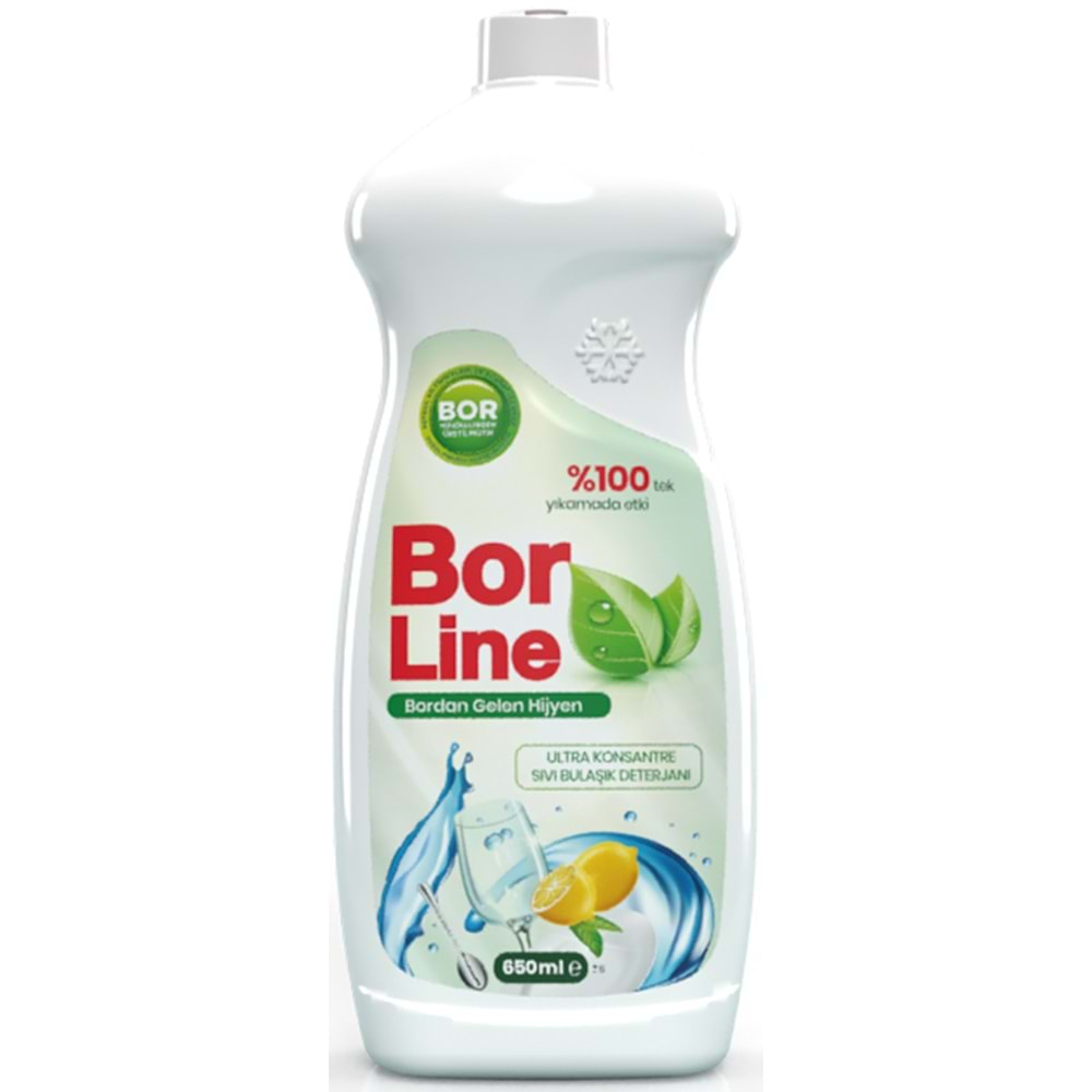 BorLine Sıvı Bulaşık Deterjanı 650 ml.