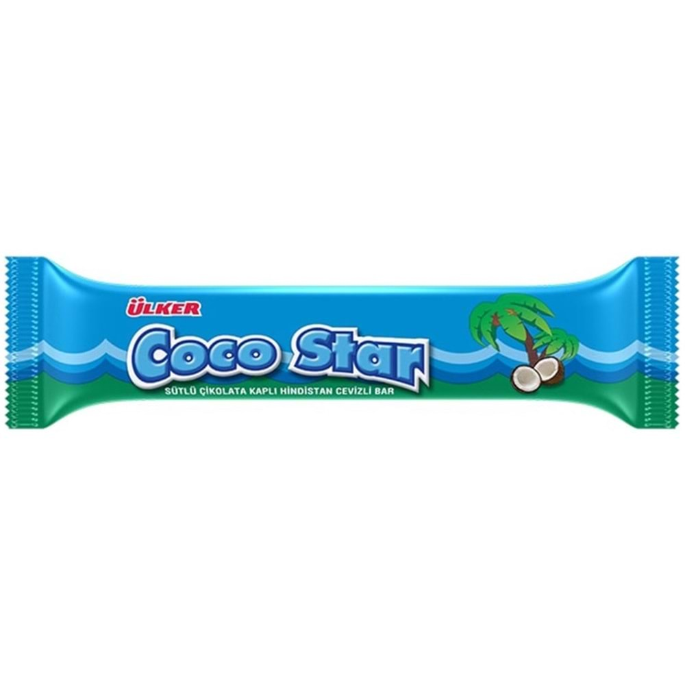 Ülker Coco Star Hindistan Cevizli Çikolata Bar 25 gr. 1 Adet