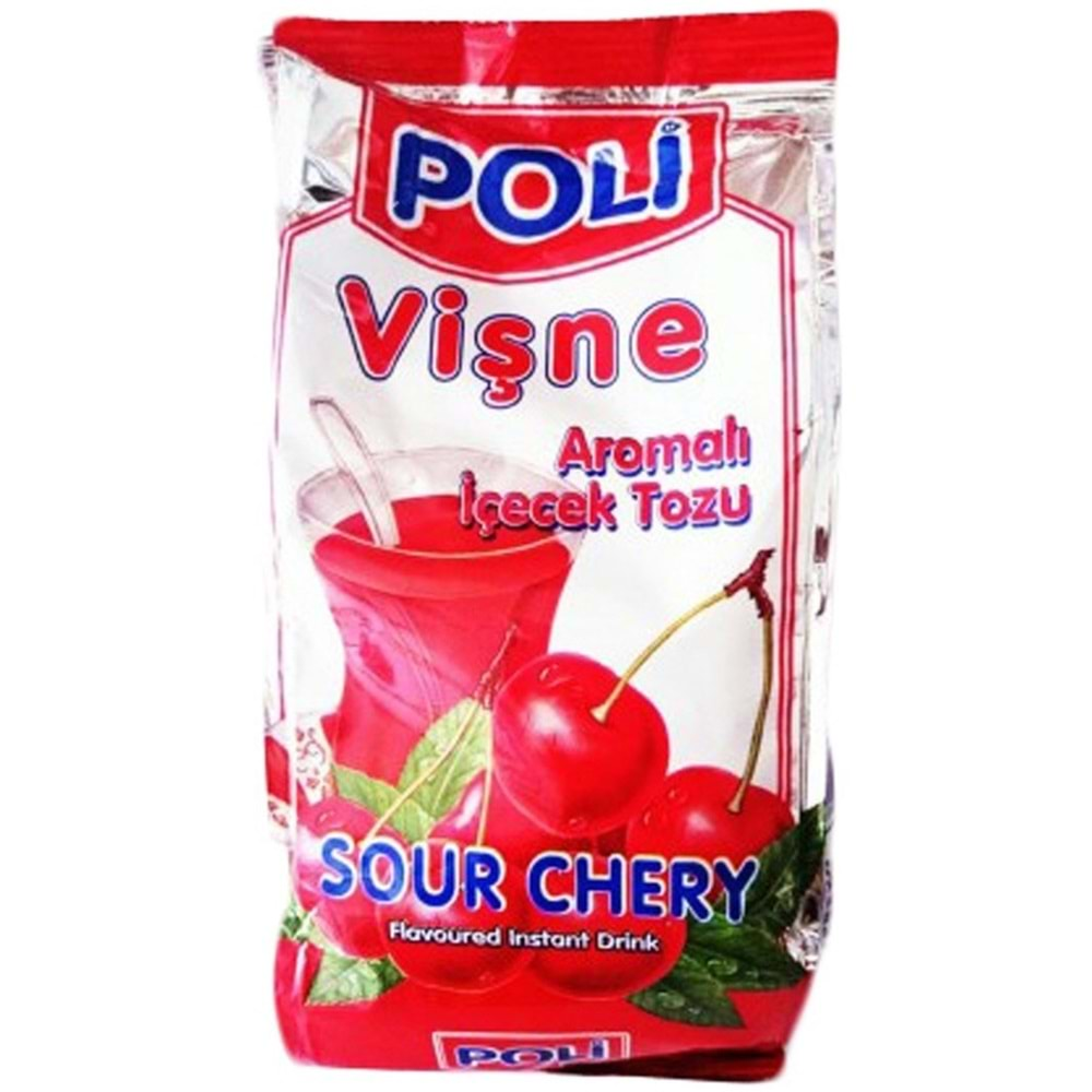 Poli Vişne Aromalı İçecek Tozu 500 gr.