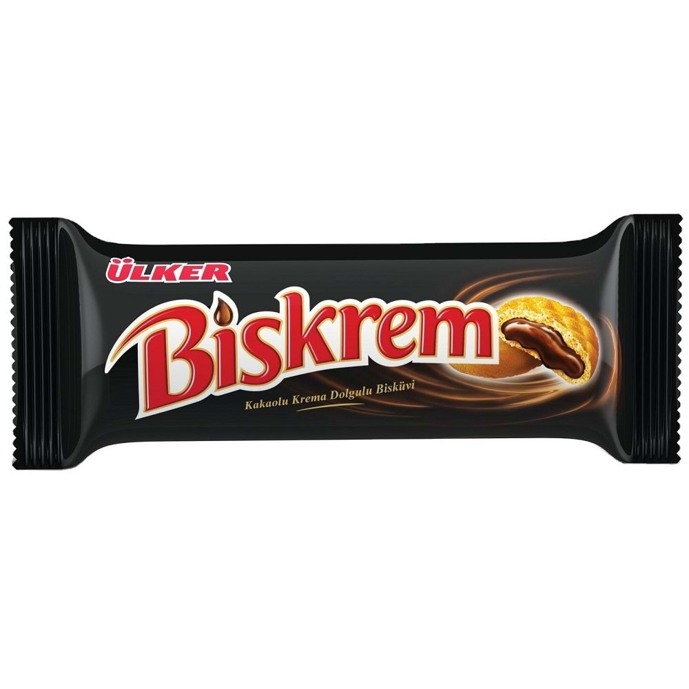 Ülker Biskrem Kakaolu Krema Dolgulu Bisküvi 100 gr.