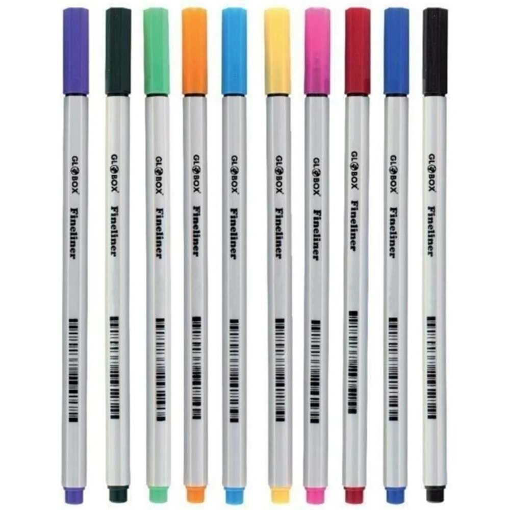 Globox Fineliner Kalem Seti 10 lu