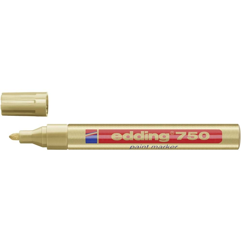 Edding 750 Paint Marker Hobi Sanat Kalemi 2-4 mm Altın