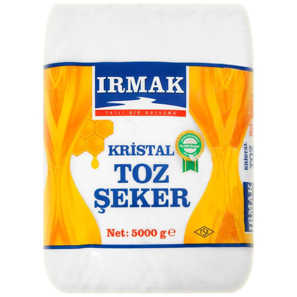 Irmak Kristal Toz Şeker 5000 gr. (5 kg.)