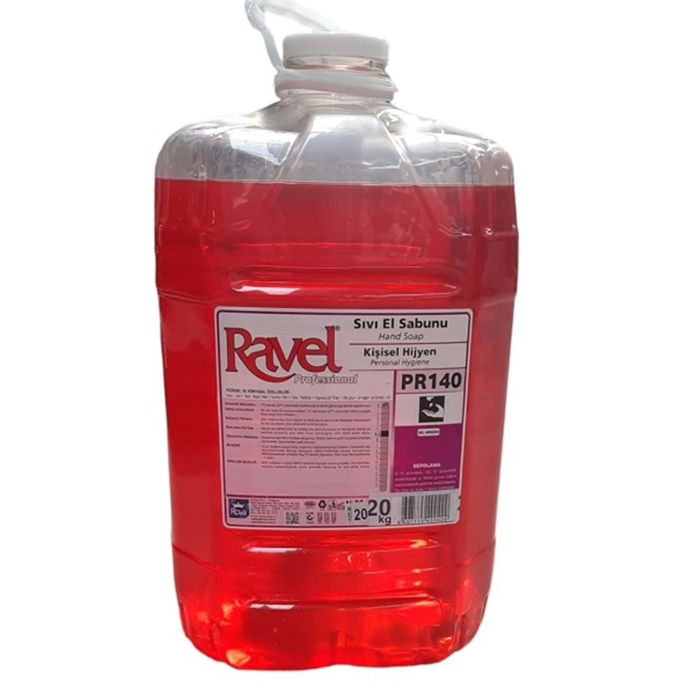 Ravel Sıvı Sabun Şeftali Ferahlığı 20 kg. Pembe PR140