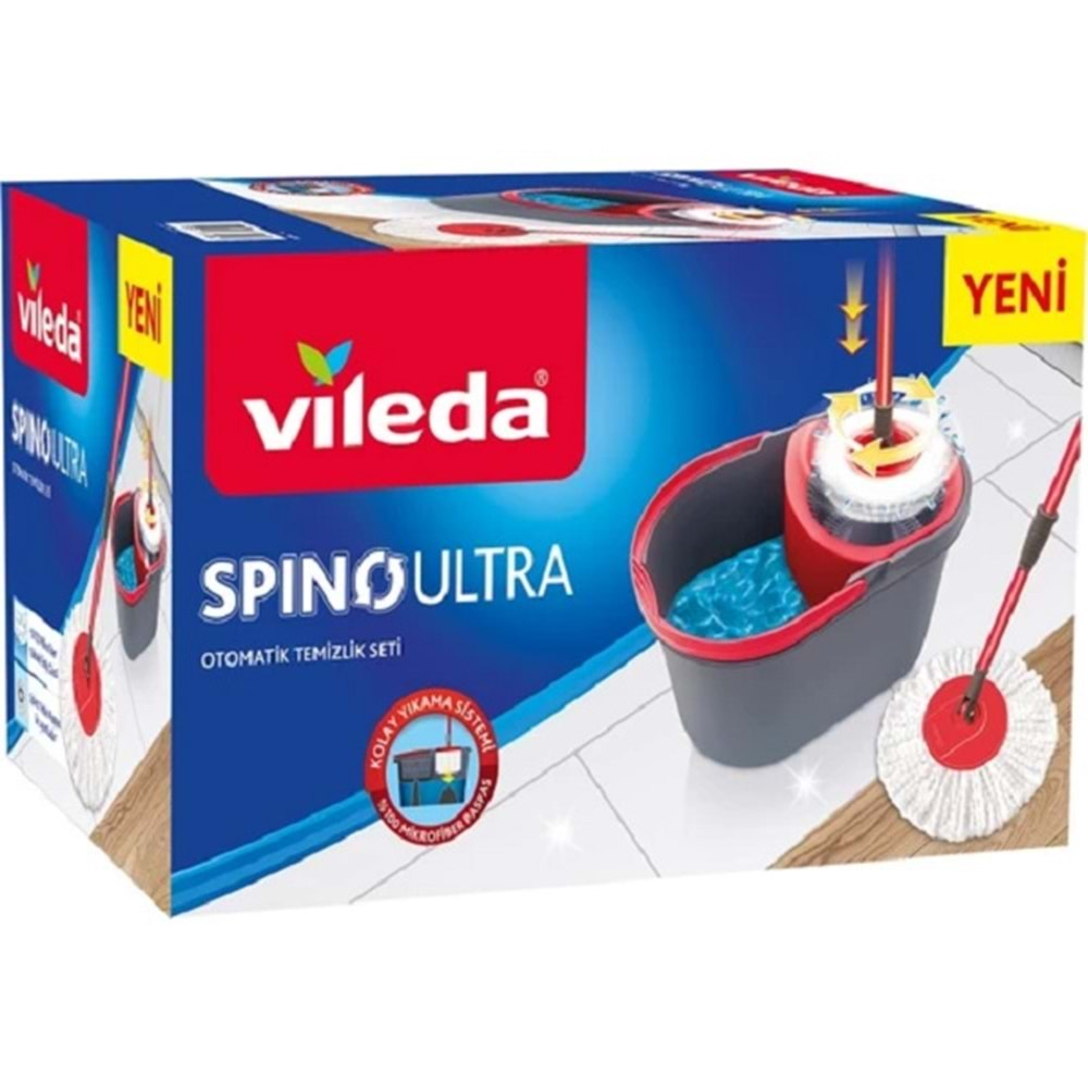 Vileda Spino Ultra Sistem Otomatik Temizlik Seti