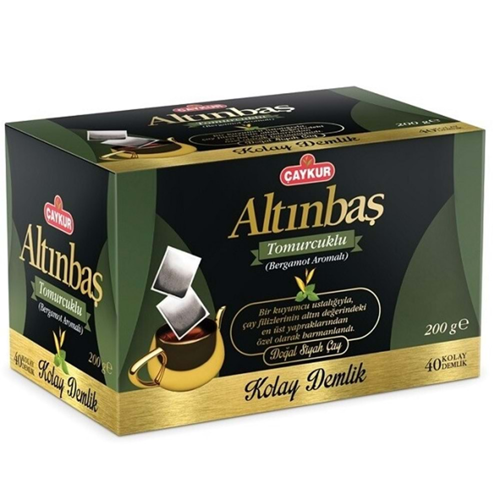 Çaykur Altınbaş Tomurcuklu Demlik Çay 40 Süzen Poşet 200 gr.