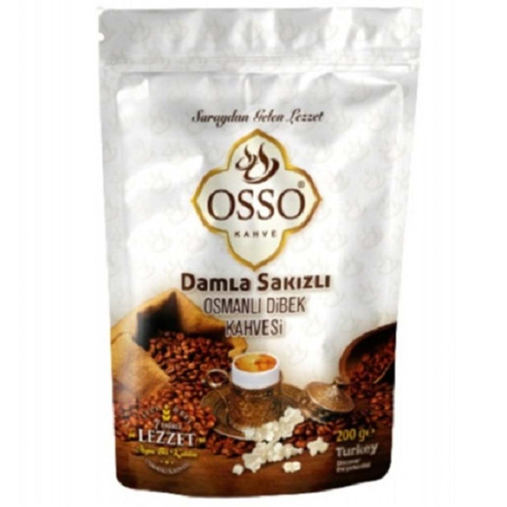 Osso Osmanlı Dibek Kahvesi Damla Sakızlı 200 gr.