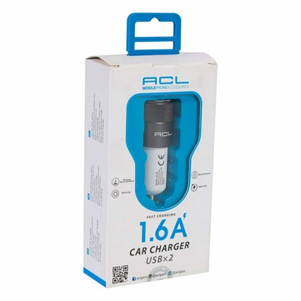 Acl Type-C Ac-38 Usb Araç Şarj Aleti