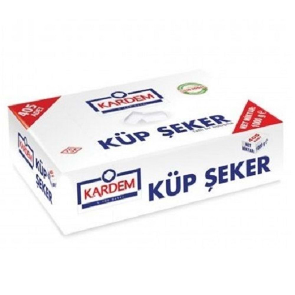 Kardem Küp Şeker 1000 gr. (1 kg.) 405 Adet