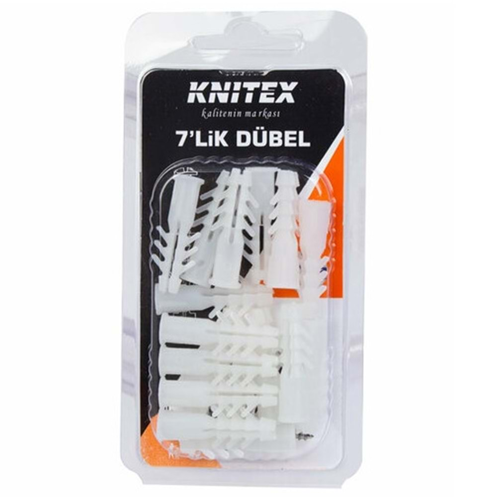 Knitex Hırdavat Seti Dubel Plastik 7 Lik 20 Li KTX-2600