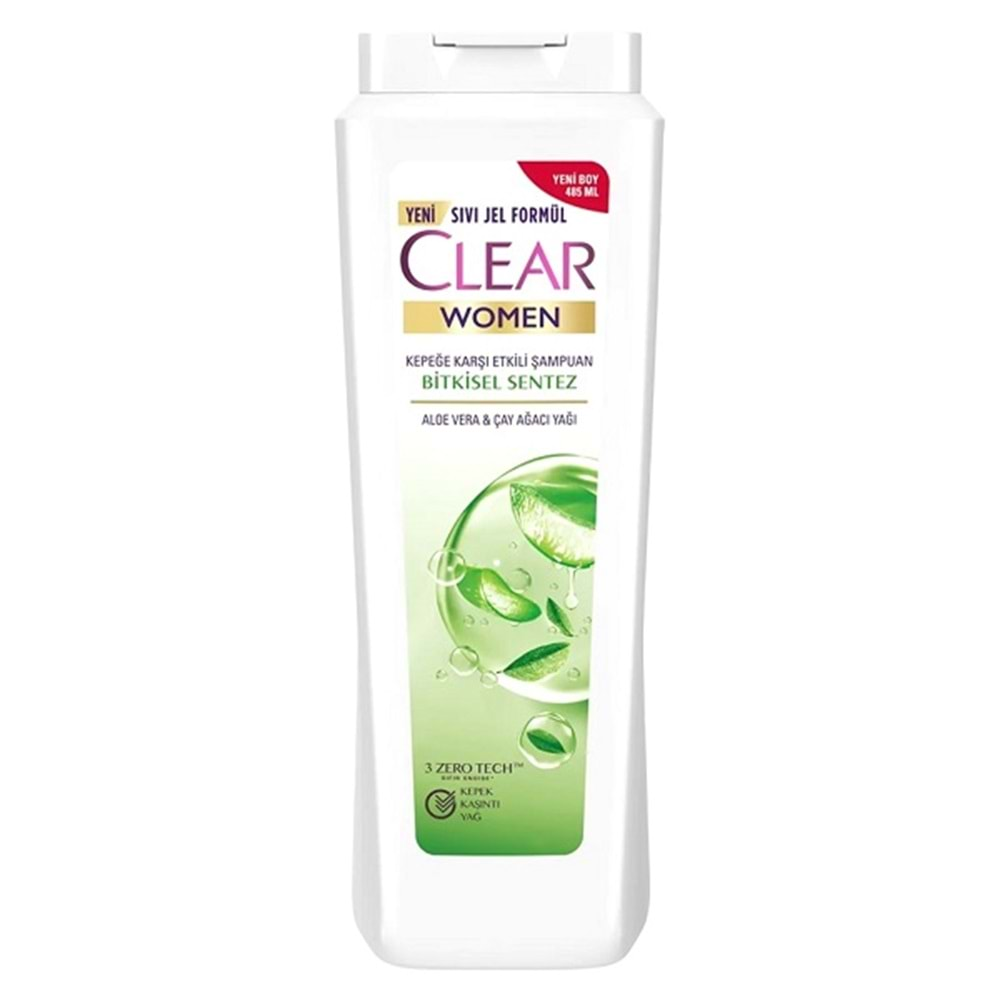 Clear Women Kepeğe Karşı Etkili Bitkisel Sentez Şampuan 350 ml.