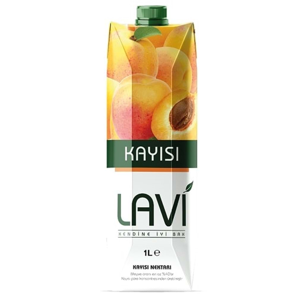 Lavi Meyve Suyu Kayısı Nektarı 1000 ml.