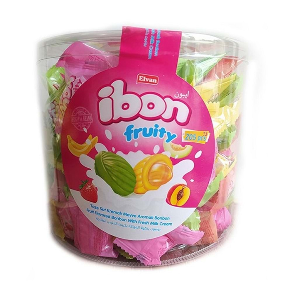 Elvan İbon Fruity Şeker 1 Kutu