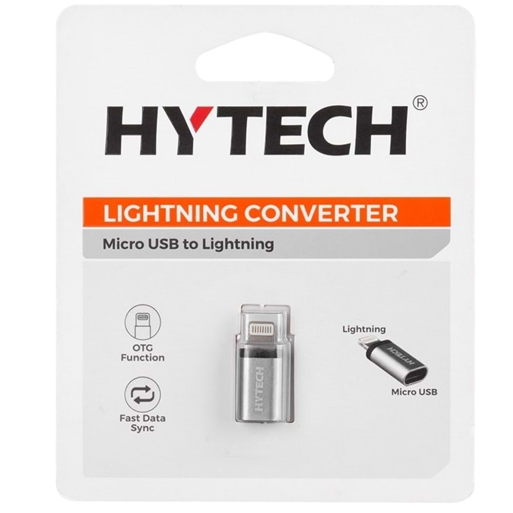 Hytech HY-X025 Gümüş Metal Gövde MicroUSB 5Pin F t