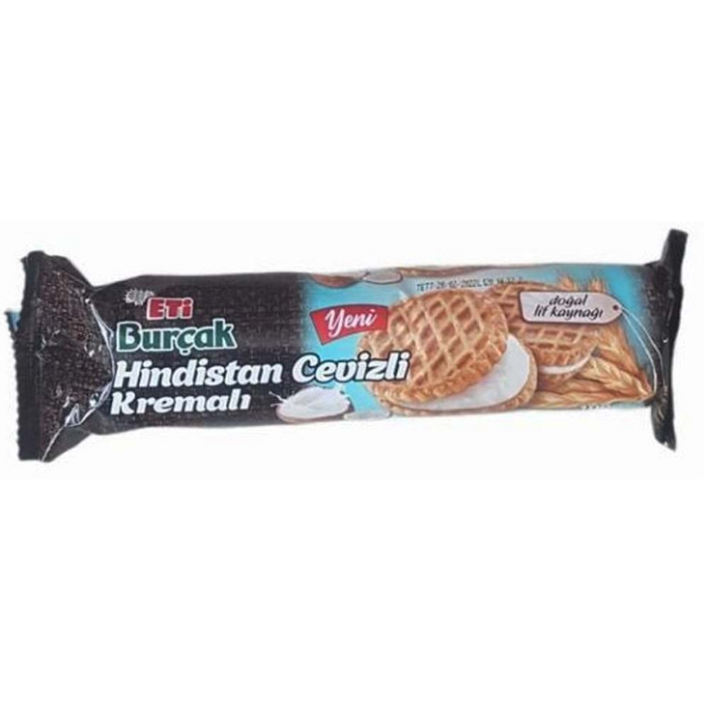 Eti Burçak Hindistan Cevizli 100 Gr