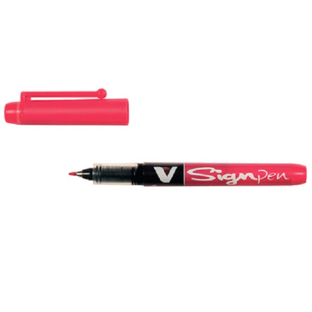 Pilot V Signpen İmza Kalemi Kırmızı