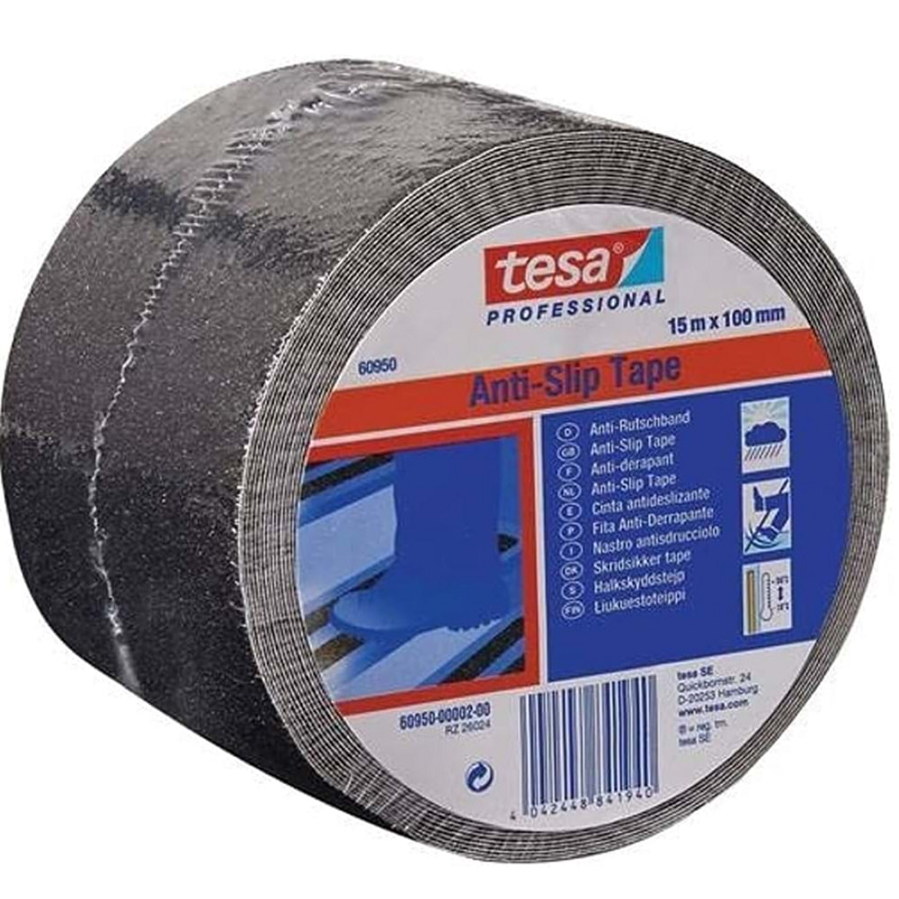 Tesa Anti-Slip Tape Merdiven Kaydırmaz Bant 100 mm x 15 metre